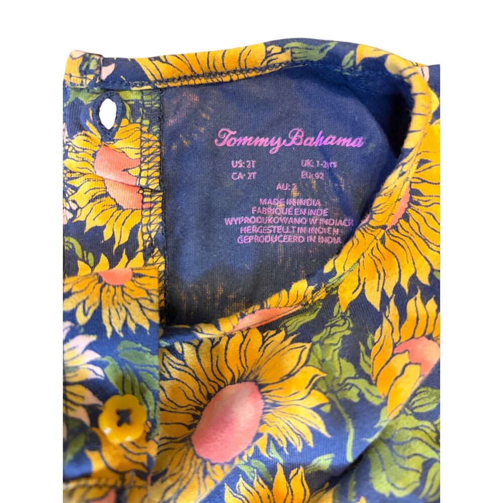 Tommy Bahama Sunflower Toddler Dress Size 2T - Picture 4 of 4